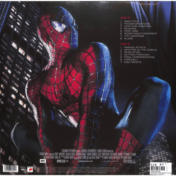 Виниловая пластинка OST / Danny Elfman - Spider-Man (LP) gold edition