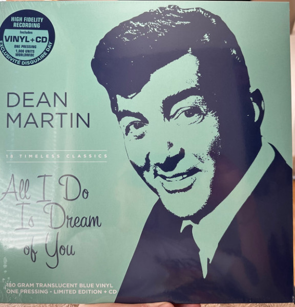 Виниловая пластинка Dean Martin - All I Do Is Dream Of You (Blue Vinyl) (Rsd 2023)
