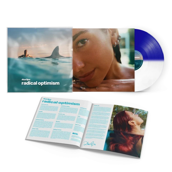 Виниловая пластинка Dua Lipa - Radical Optimism (LP) Blue & White Split