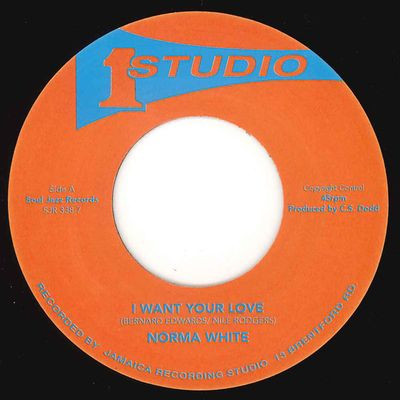 Виниловая пластинка Soul Jazz Records Presents Studio One 45S: Norma W - I Want Your Love / I Want Your Love (Version)