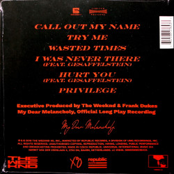 Виниловая пластинка The Weeknd - My Dear Melancholy (LP) RSD2020