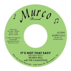 Виниловая пластинка Reuben Bell With The Casanovas - It’S Not That Easy