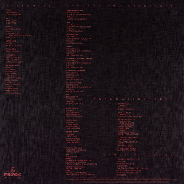 Виниловая пластинка David Bowie - Young Americans (LP)