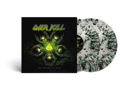 Overkill - The Wings Of War (Seaglass Black White) (LP)